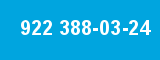 922 388-03-24 922 388-03-24